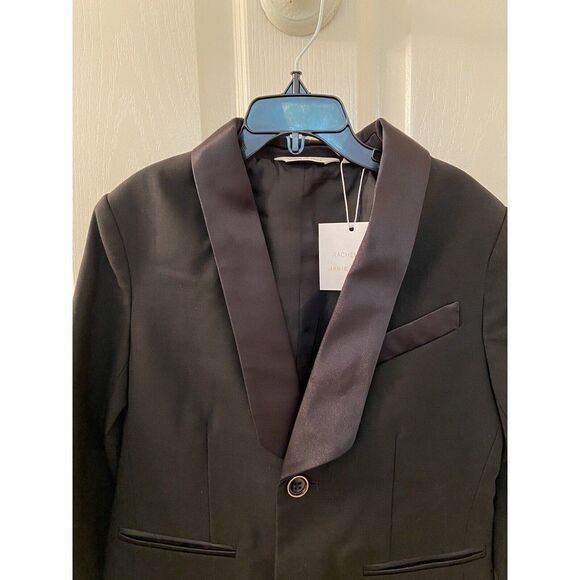 Janie and Jack x Rachel Zoe Wool Blend Black Tuxedo Jacket Boys Size 6 NWT - Picture 2 of 9